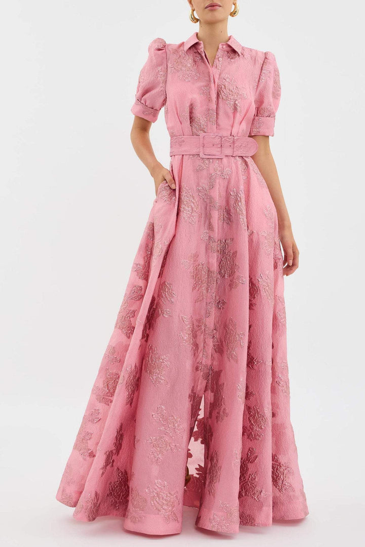 Anabella | Elegant Short Puff Sleeves Dress