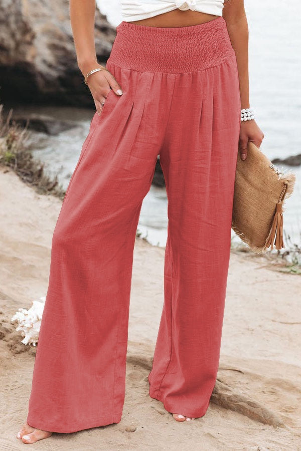 Lauren | Women’s Casual High-Waist Wide-Leg Trousers