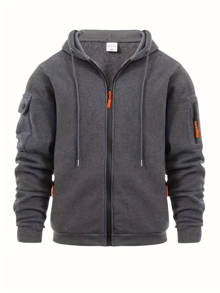 Jack | Men's Modern Casual Zip Up Hoodie