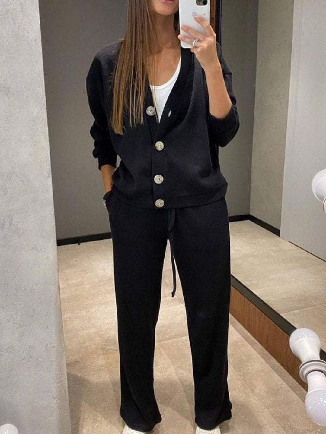 Isabelle | Women’s Casual Cardigan and Jogger Pants Set