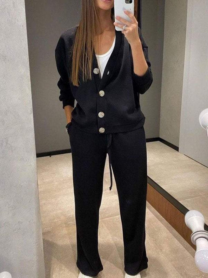 Isabelle | Women’s Casual Cardigan and Jogger Pants Set