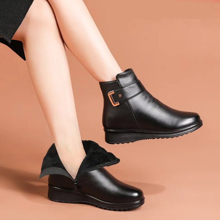 Ivy | Women’s Casual Flat Winter Boots with Inner Fleece