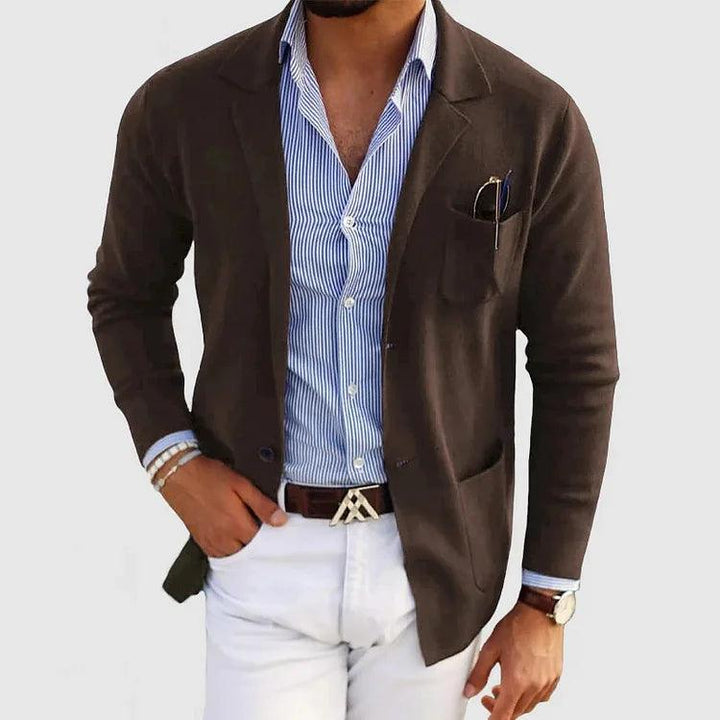 Benjamin | Men’s Smart Casual Button Up Knit Blazer