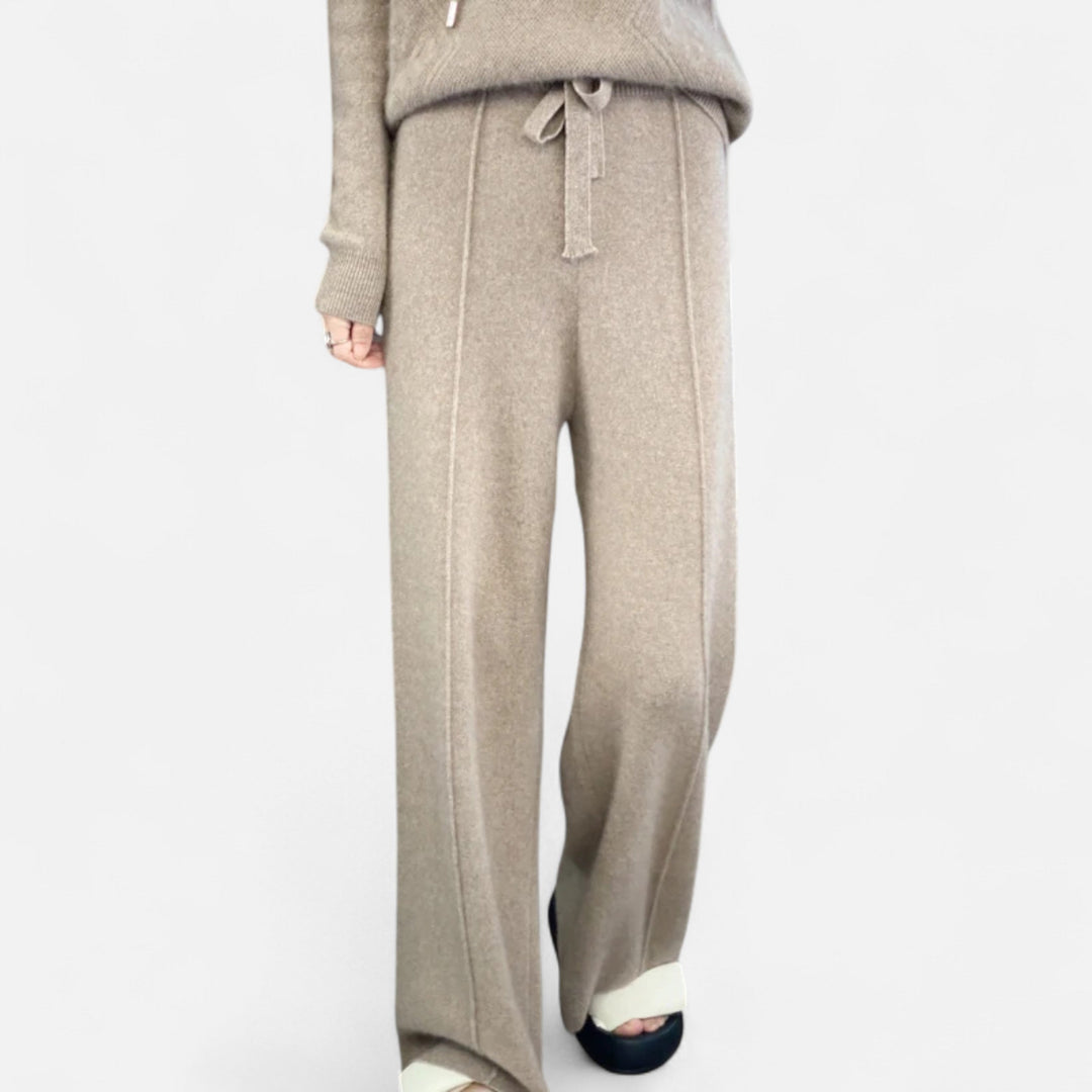 Bella | Women Relaxed Fit Pull On Classic Wool Trousers