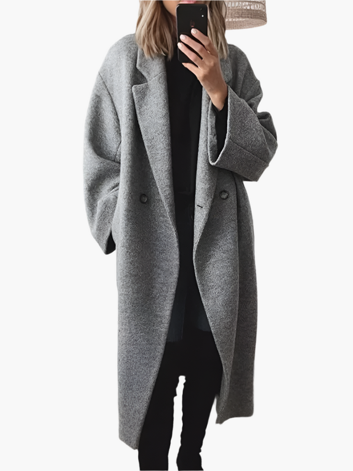 Jessica | Women’s Cozy Oversized Double-Breasted Coat