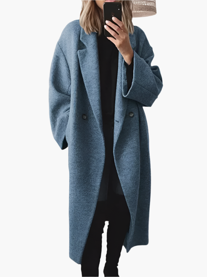 Jessica | Women’s Cozy Oversized Double-Breasted Coat