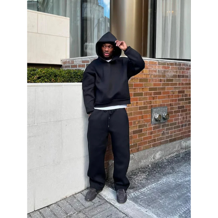 Aaron | Men’s Minimal Hooded Sweater Set
