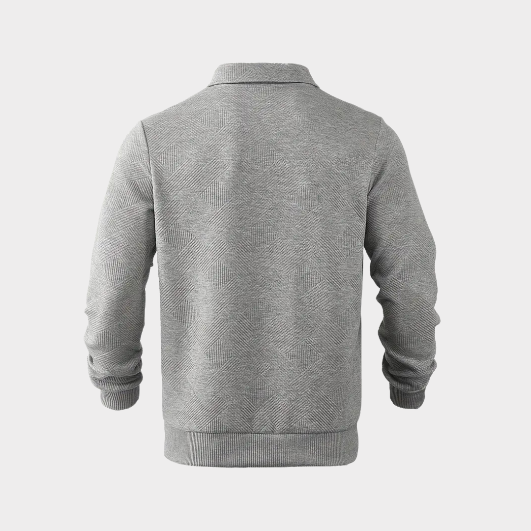 Daniel | Men’s Premium Textured Quarter Zip Top