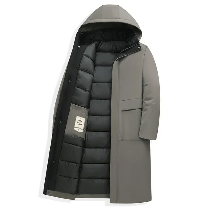 John | Men’s Long Hooded Warm Winter Coat