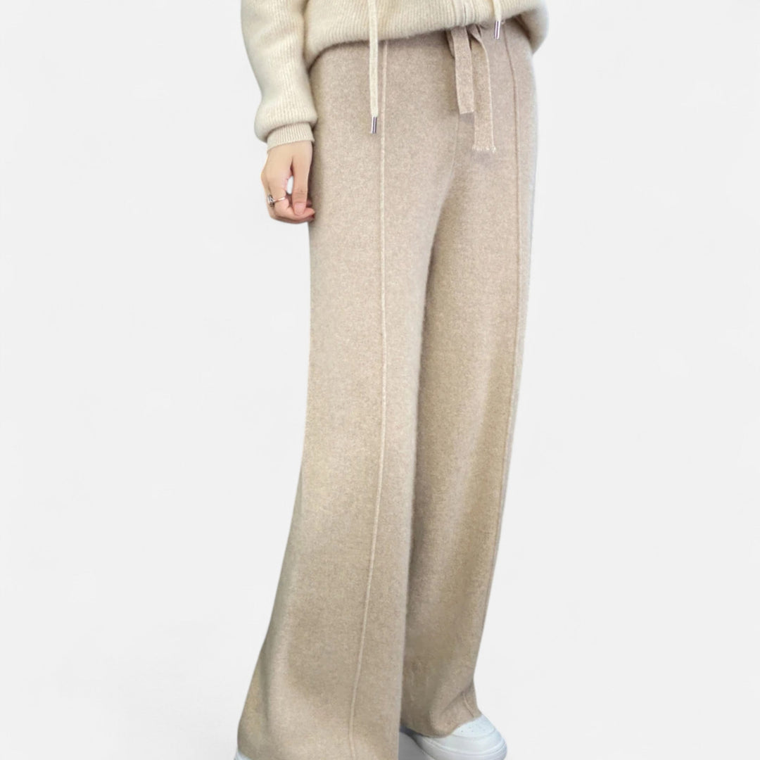 Bella | Women Relaxed Fit Pull On Classic Wool Trousers
