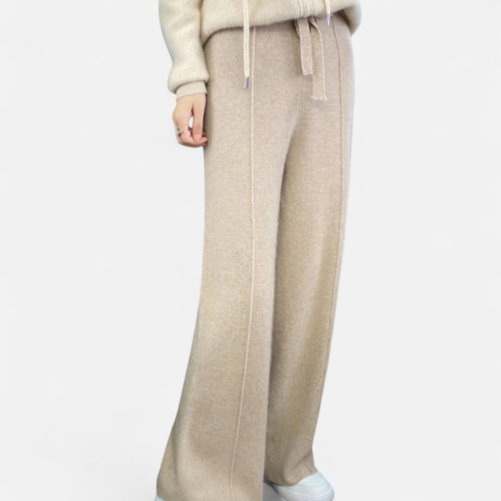 Bella | Women Relaxed Fit Pull On Classic Wool Trousers