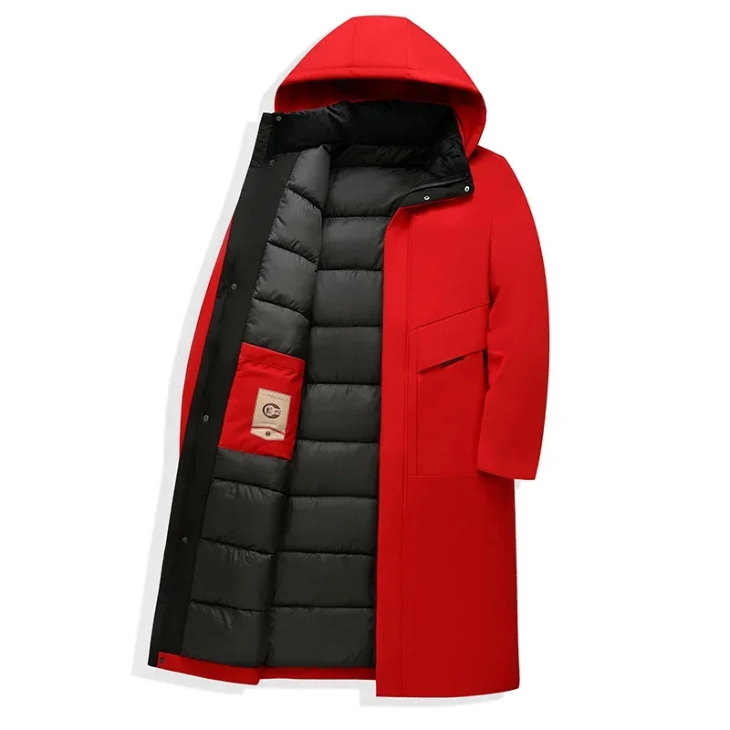 John | Men’s Long Hooded Warm Winter Coat