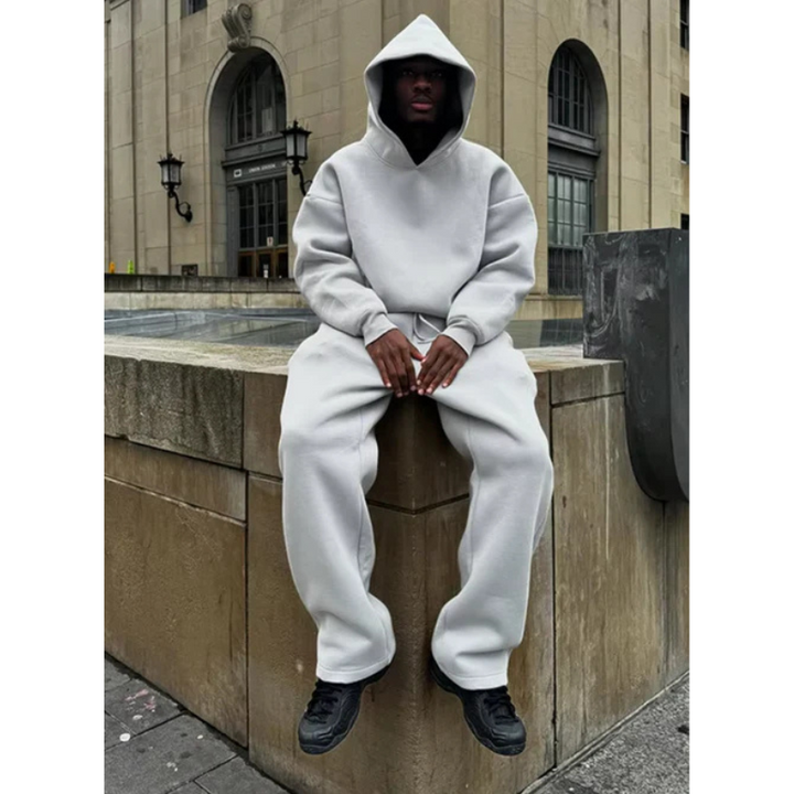 Aaron | Men’s Minimal Hooded Sweater Set