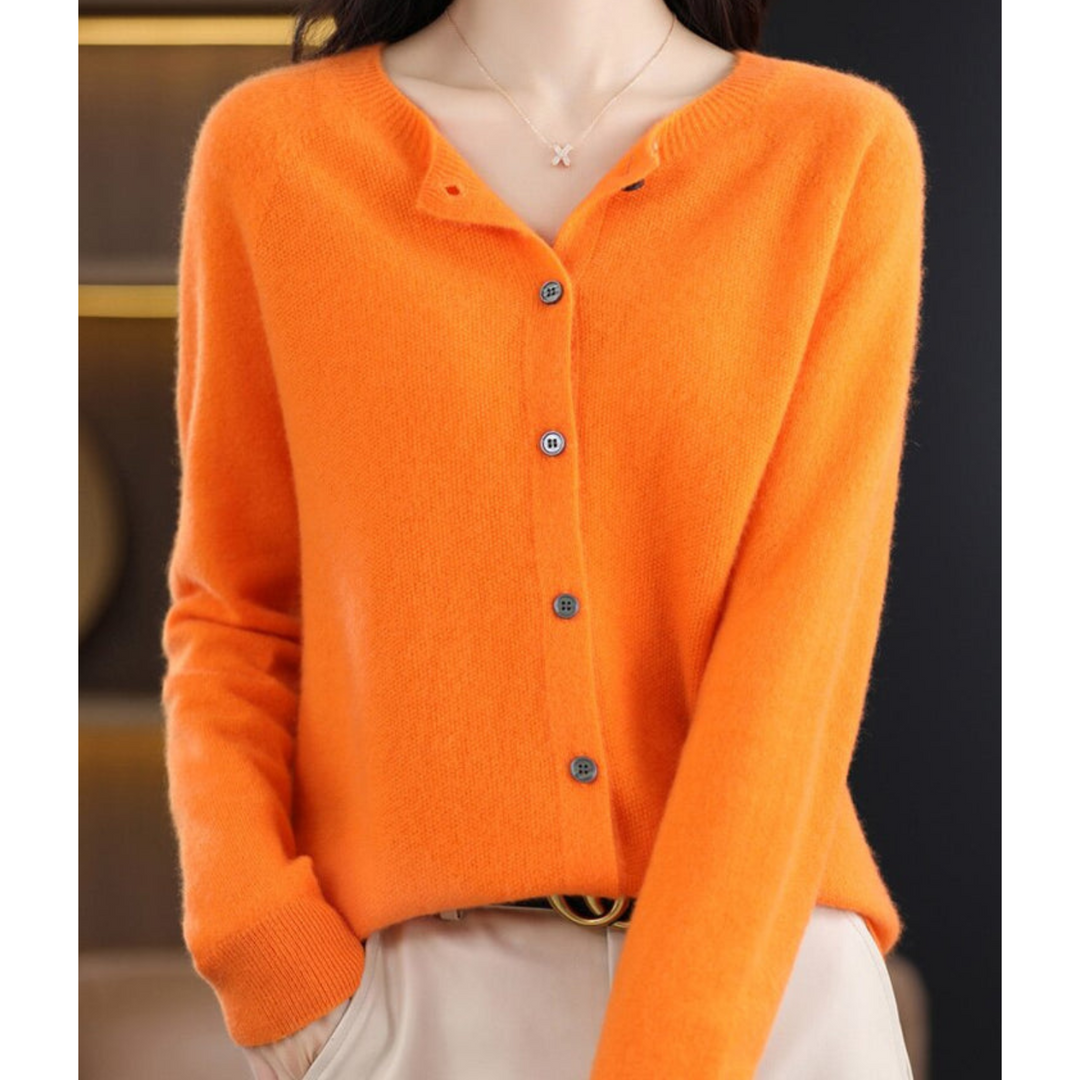 Bianca | Women’s Winter Wool Cardigan with Buttons