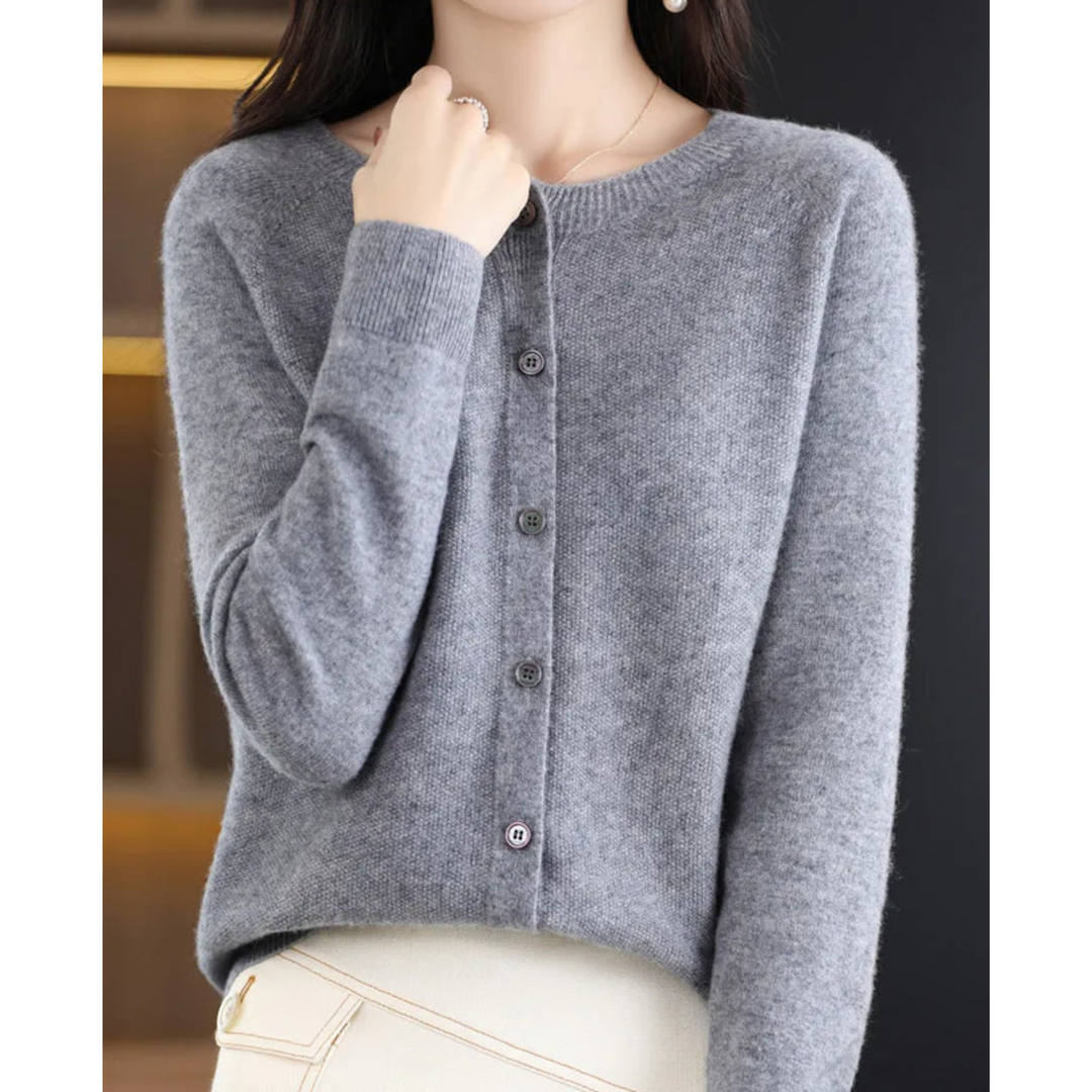 Bianca | Women’s Winter Wool Cardigan with Buttons
