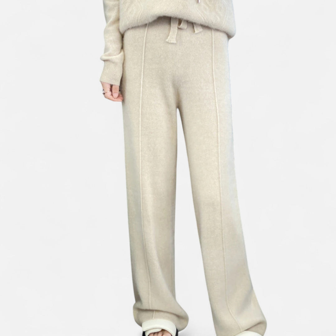 Bella | Women Relaxed Fit Pull On Classic Wool Trousers