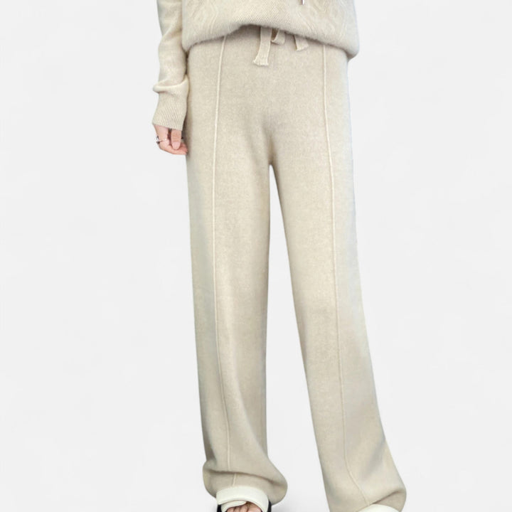 Bella | Women Relaxed Fit Pull On Classic Wool Trousers