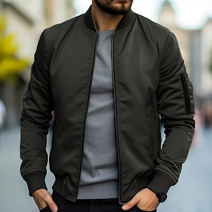Henry | Men’s Bomber Jacket with Zip Pocket
