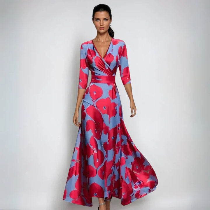 Chloe | Elegant Floral Maxi Dress