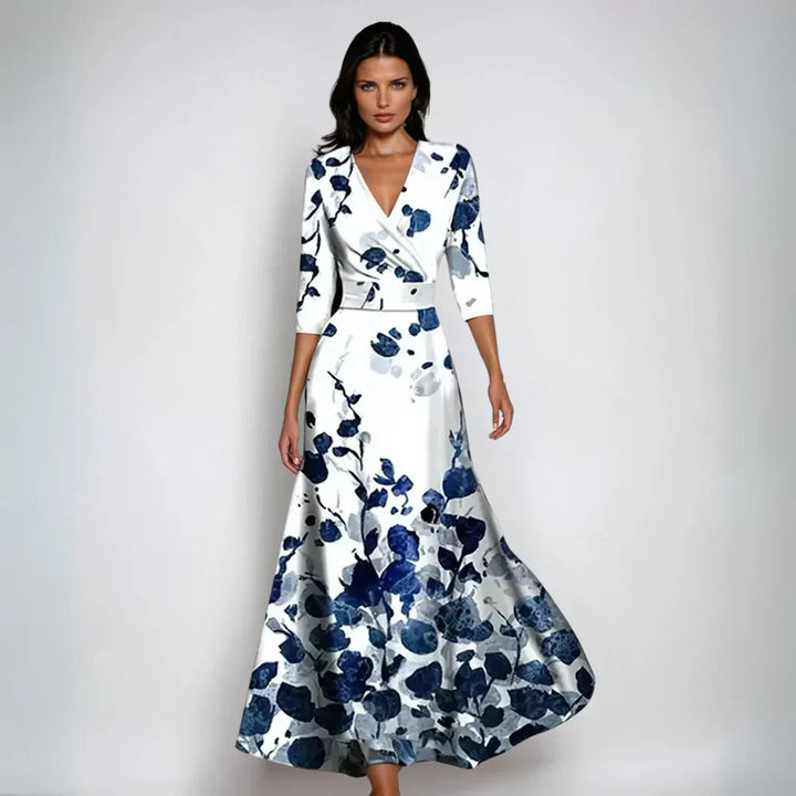 Chloe | Elegant Floral Maxi Dress