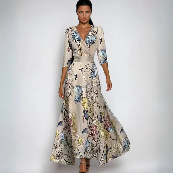 Chloe | Elegant Floral Maxi Dress
