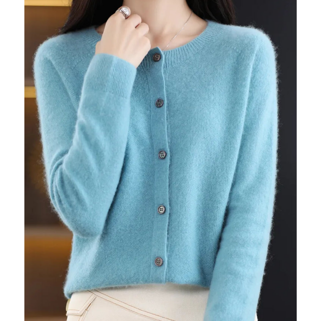 Bianca | Women’s Winter Wool Cardigan with Buttons