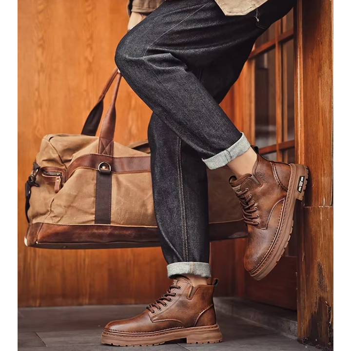 Archie | Men’s Rugged Lace-Up Street Boots