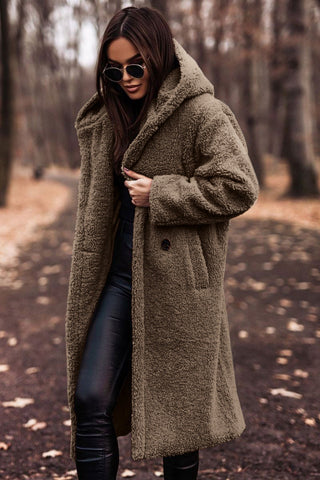 Alexandra | Women’s Winter Faux Fur Coat with Hood
