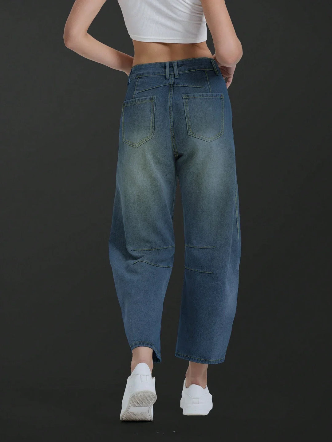 Freya | Women’s Loose-Fit High-Waisted Denim Pants