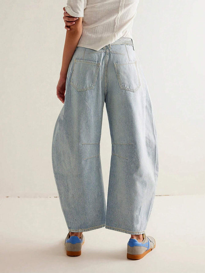 Freya | Women’s Loose-Fit High-Waisted Denim Pants