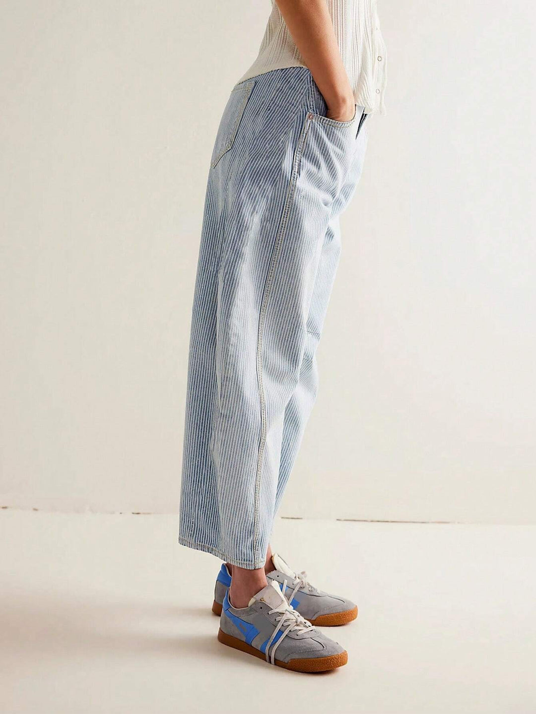 Freya | Women’s Loose-Fit High-Waisted Denim Pants