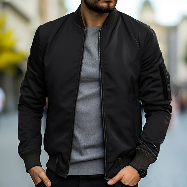 Henry | Men’s Bomber Jacket with Zip Pocket