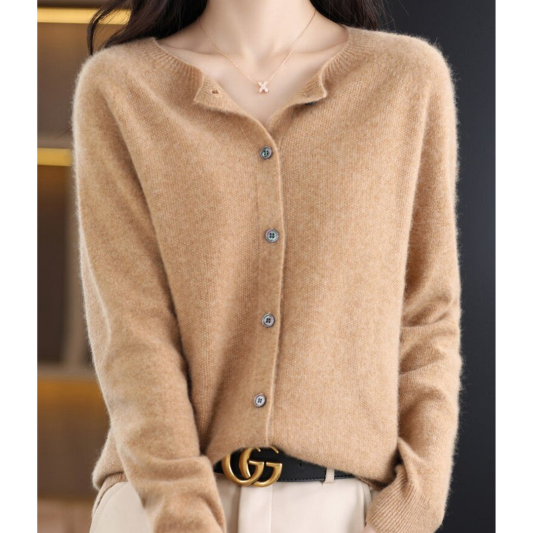 Bianca | Women’s Winter Wool Cardigan with Buttons