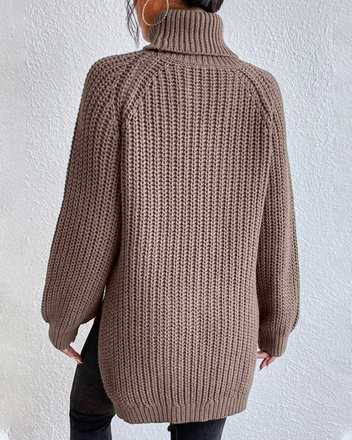 Olivia | Women’s Winter Loose Fit Ribbed Knit Sweater