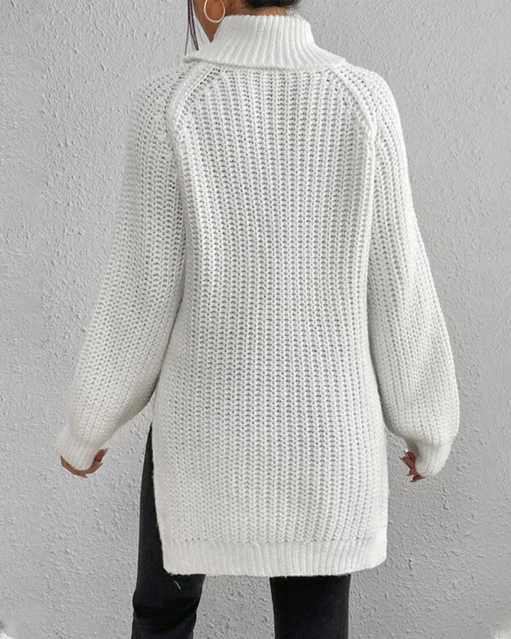 Olivia | Women’s Winter Loose Fit Ribbed Knit Sweater