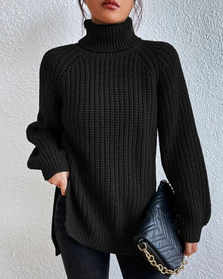 Olivia | Women’s Winter Loose Fit Ribbed Knit Sweater