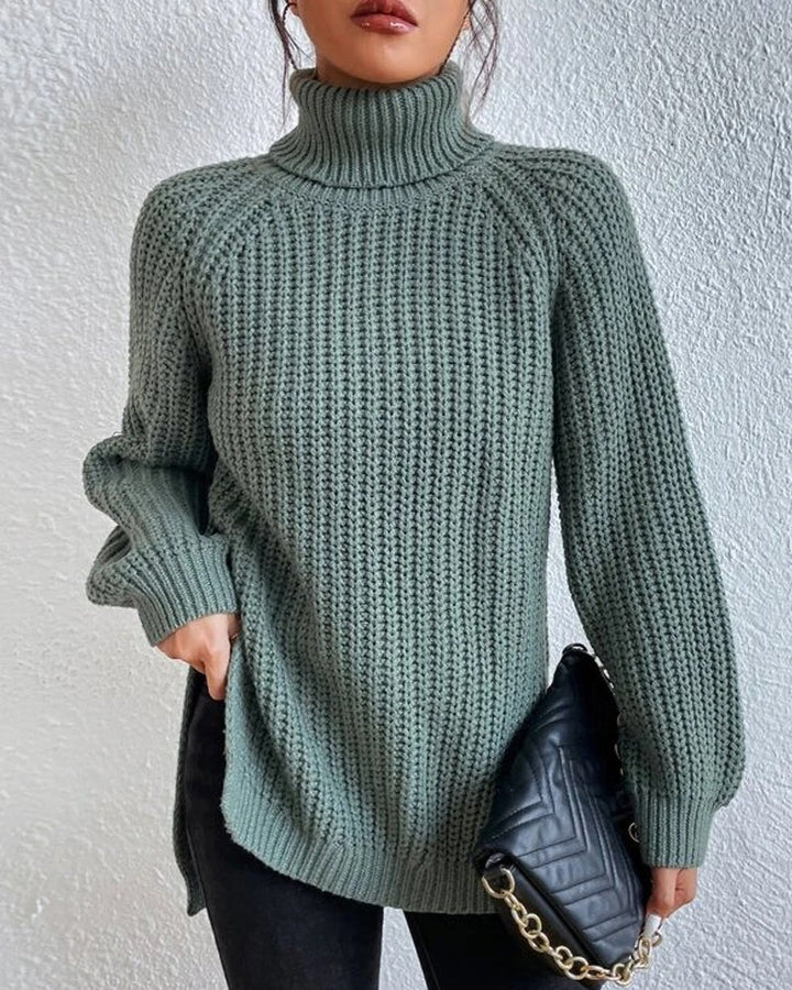 Olivia | Women’s Winter Loose Fit Ribbed Knit Sweater