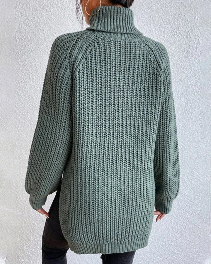 Olivia | Women’s Winter Loose Fit Ribbed Knit Sweater