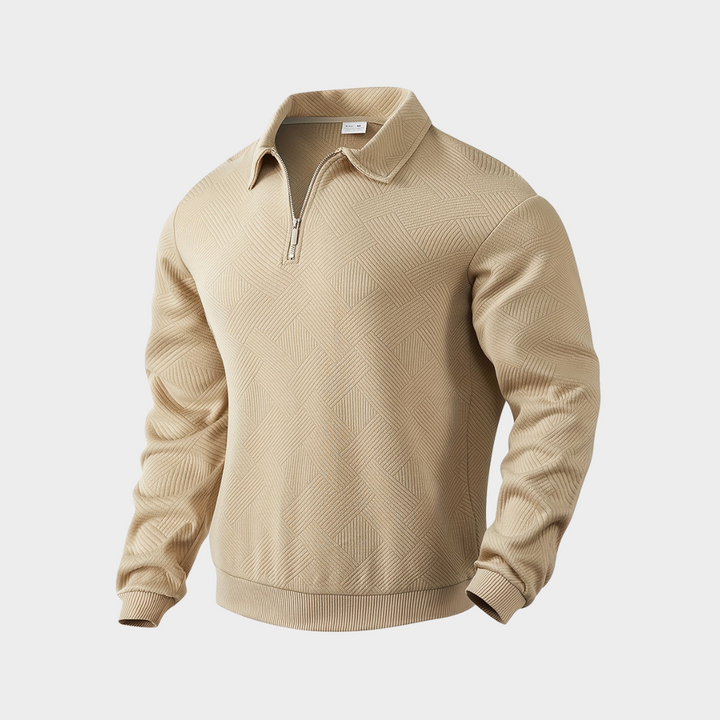 Daniel | Men’s Premium Textured Quarter Zip Top