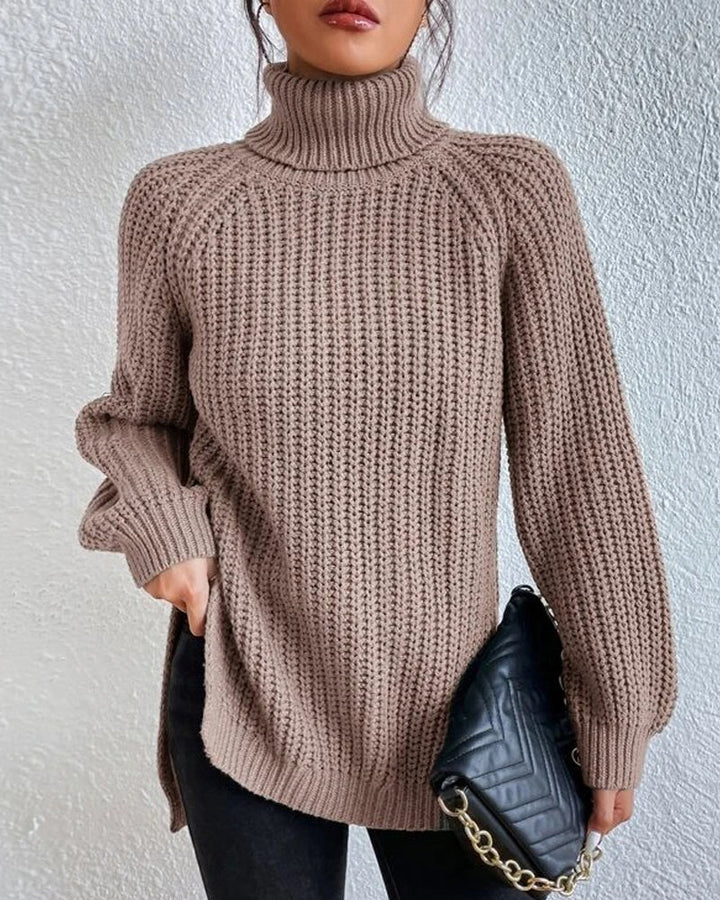 Olivia | Women’s Winter Loose Fit Ribbed Knit Sweater