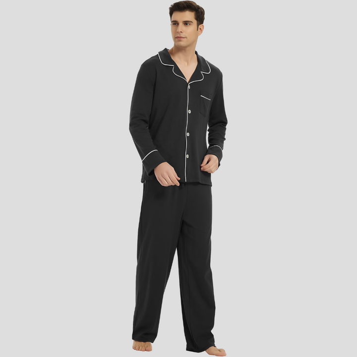 Andrew | Men’s Long Sleeve Classic Pajama Set