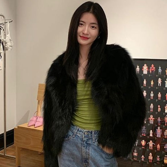 Ava | Women’s Fluffy Faux Fur Winter Jacket