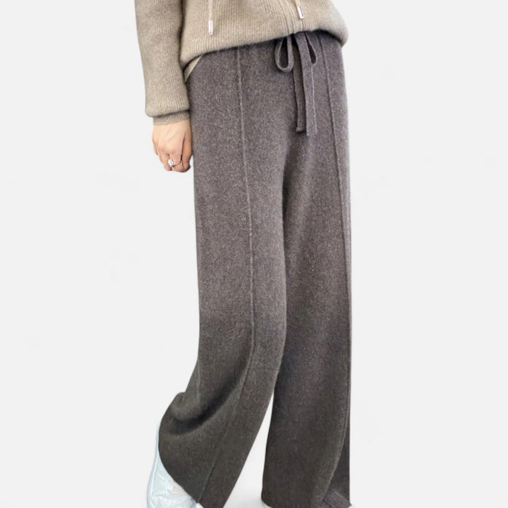 Bella | Women Relaxed Fit Pull On Classic Wool Trousers
