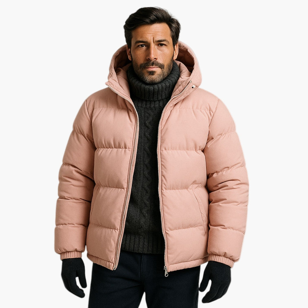 Jamie | Men’s Casual Hooded Quilted Puffer Jacket
