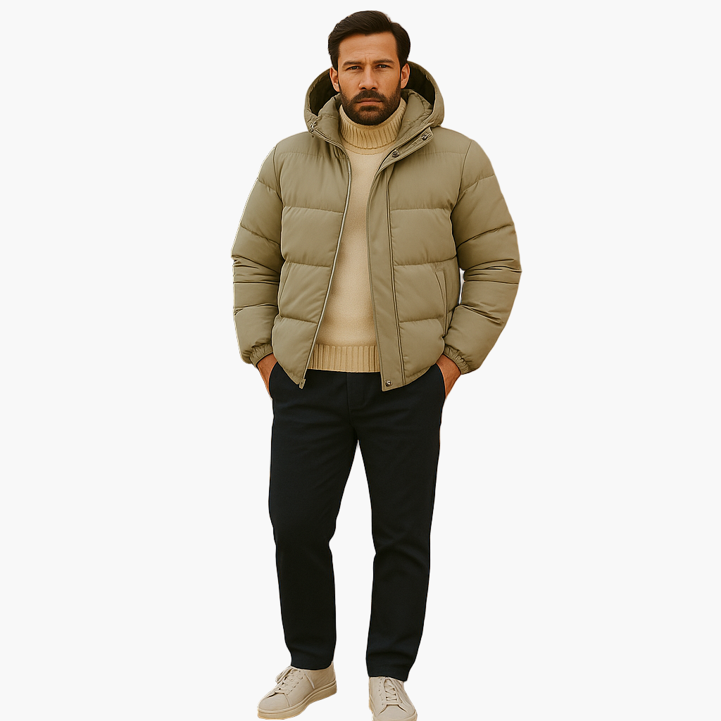 Jamie | Men’s Casual Hooded Quilted Puffer Jacket