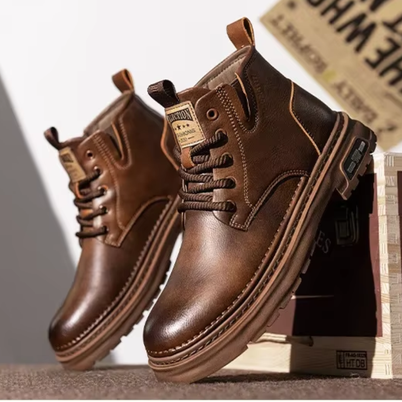 Archie | Men’s Rugged Lace-Up Street Boots