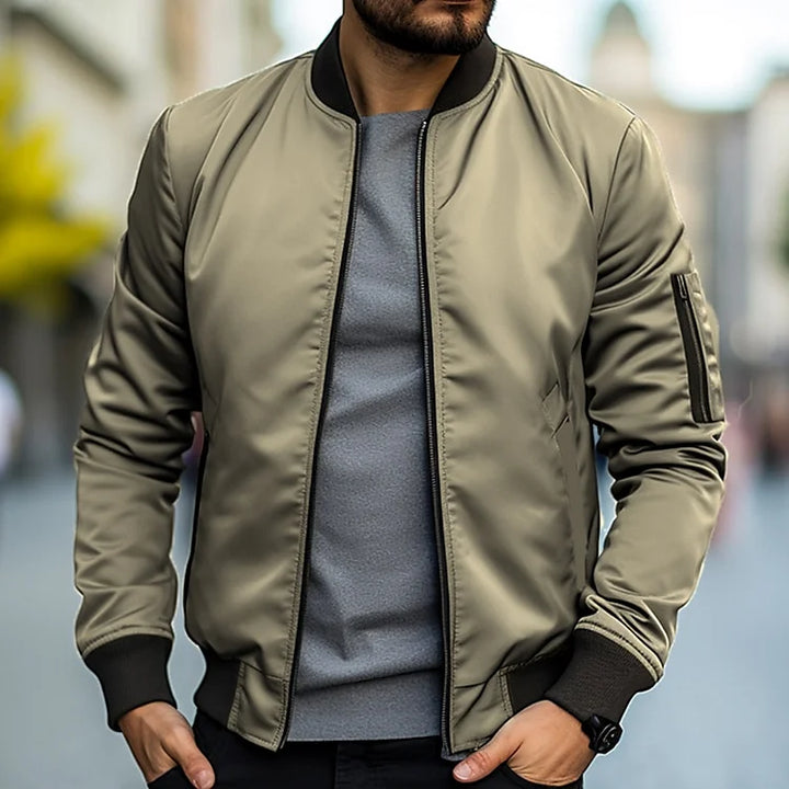 Henry | Men’s Bomber Jacket with Zip Pocket