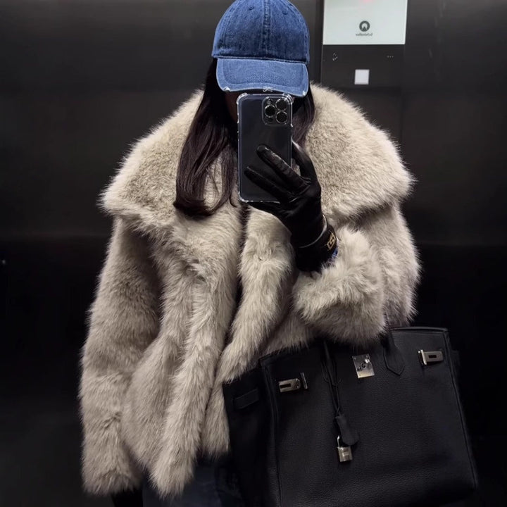 Bethany | Women’s Oversized Faux Fur Winter Fashion Coat