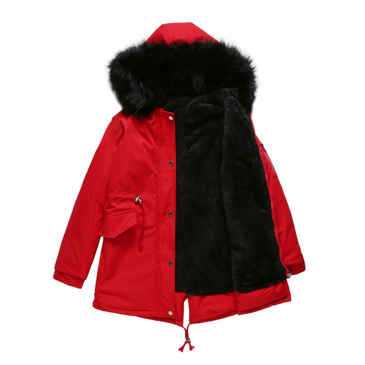 Clara | Women’s Insulated Parka Faux Fur Hood Jacket