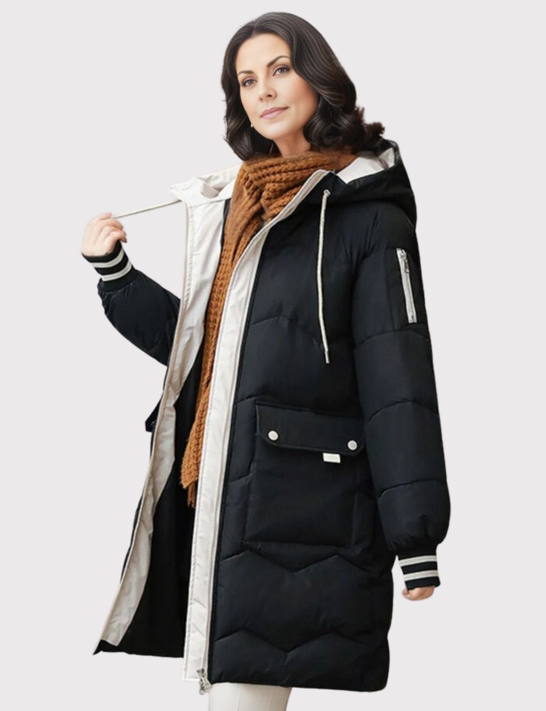 Freya | Women's Hooded Long Winter Warm Jacket